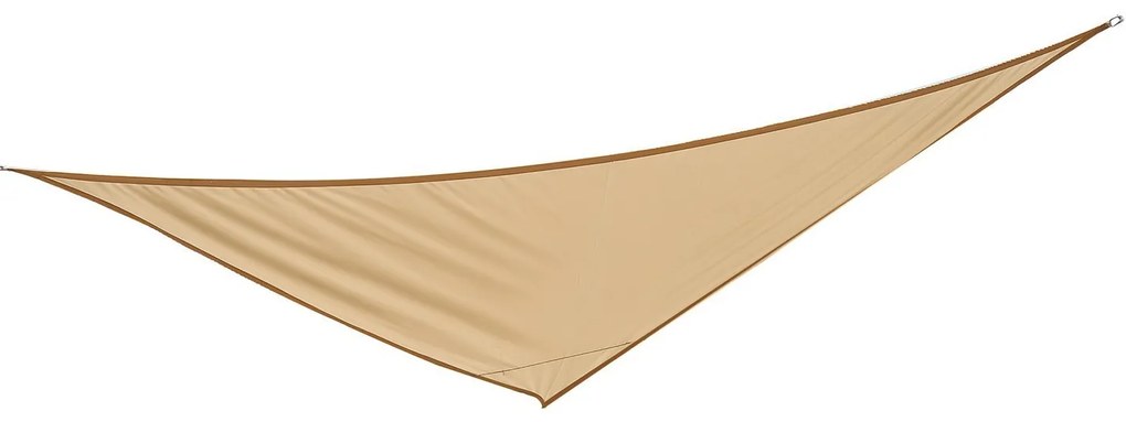 Outsunny Voal de Umbrire Triangular de Mari Dimensiuni 3 x 3 x 3 m, Poliester de Înaltă Densitate, Rezistent la UV, Culoare Nisip | Aosom Romania