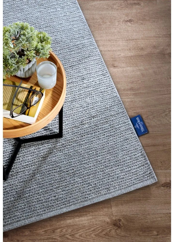 Covor gri țesut manual din lână 80x150 cm Francois – Villeroy&amp;Boch