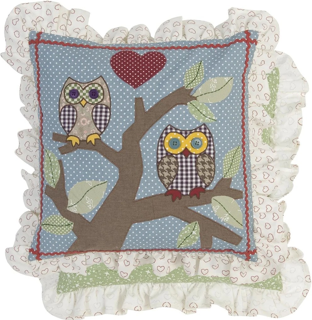 Fata de perna bumbac Owl 40 cm x 40 cm