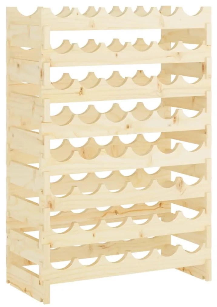 327359 vidaXL Suport de vinuri, 65x29x90 cm, lemn masiv de pin