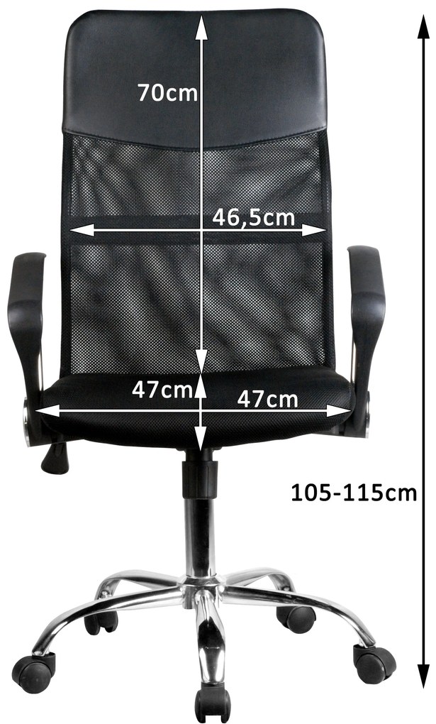 Scaun de birou Faelan (Negru). 1069592