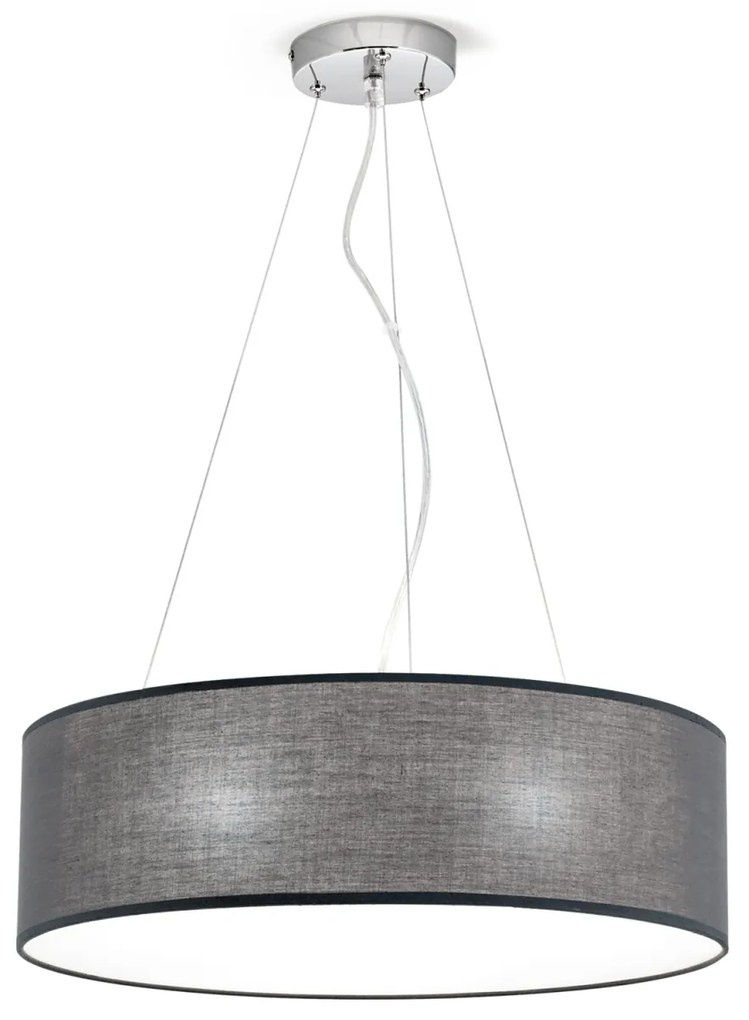 Lustra suspendata design modern Ufo 50cm gri