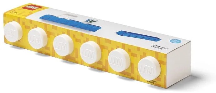 Raft de perete pentru copii LEGO® Sleek, alb