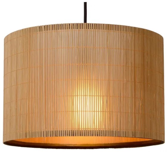 Lustră pe cablu Lucide 03429/03/30 MAGIUS 3xE27/40W/230V bambus