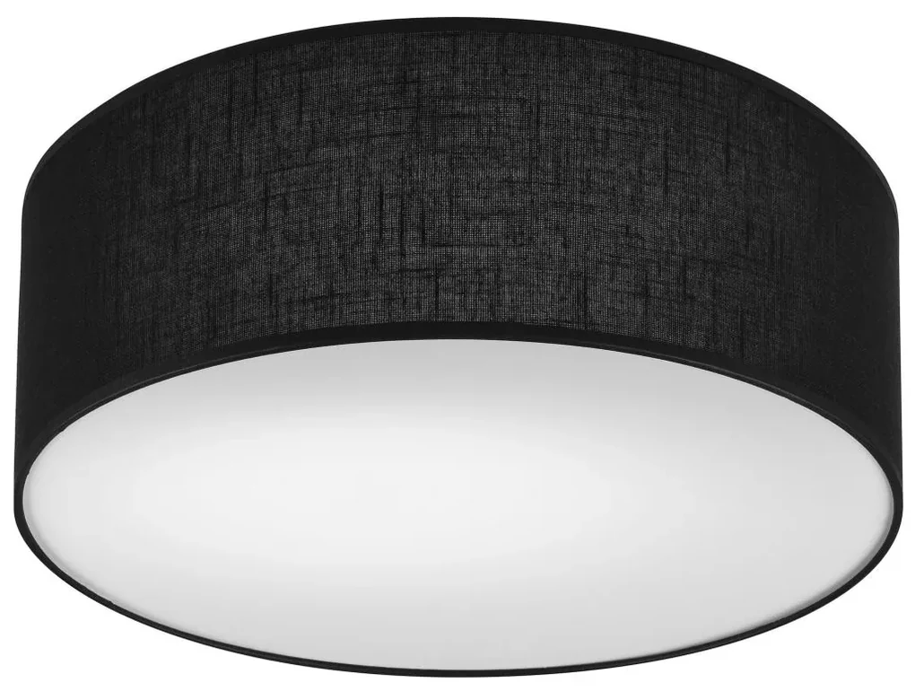 Plafonieră SIRJA 1xE27/60W/230V d. 35 cm negru