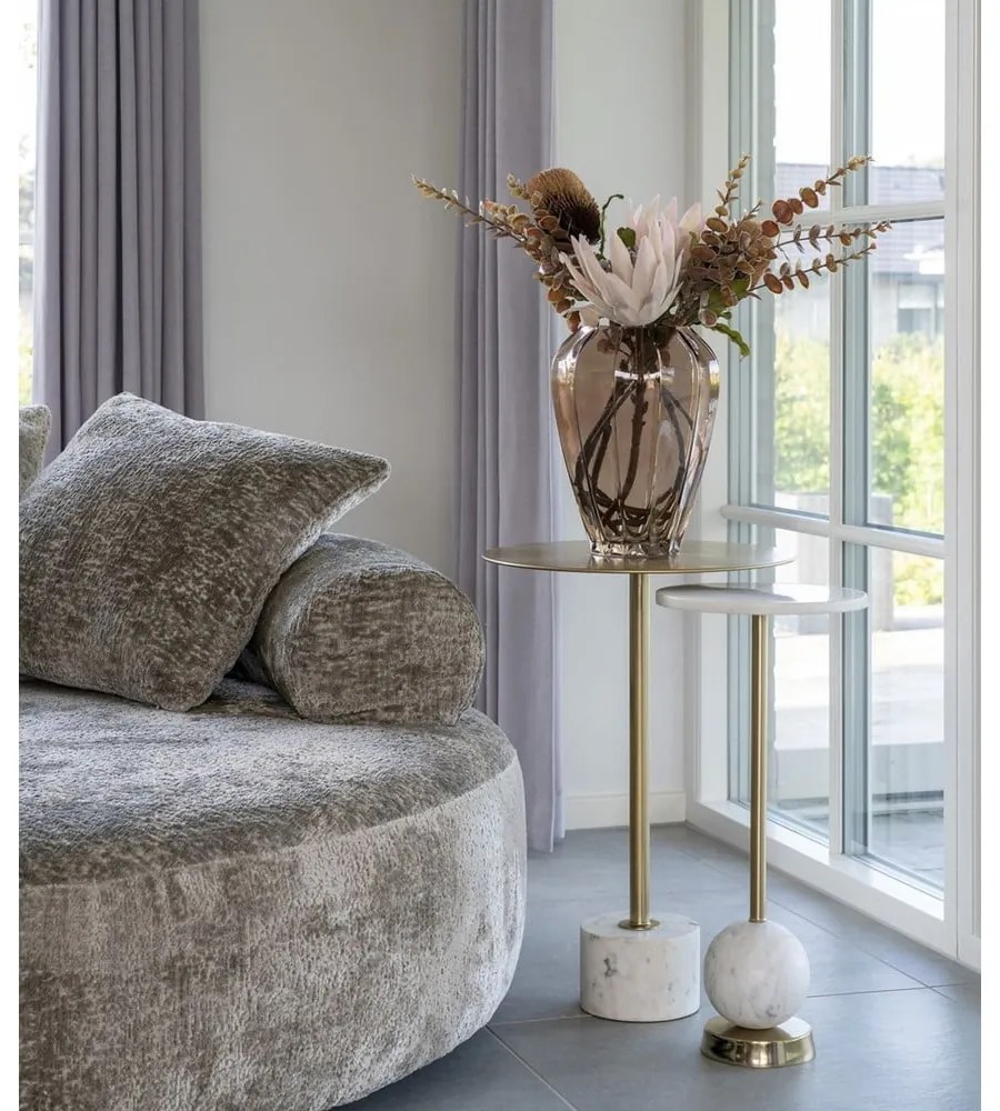 Măsuță auxiliară rotundă din metal ø 25 cm Salo – House Nordic