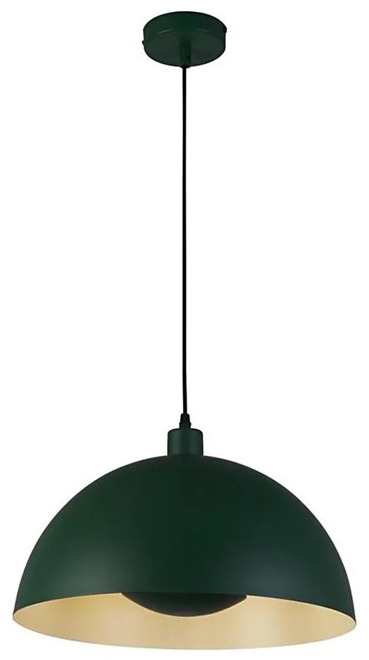 Searchlight 35410GR - Pendul pe cablu MARS 1xE27/60W/230V Ø 25 cm verde