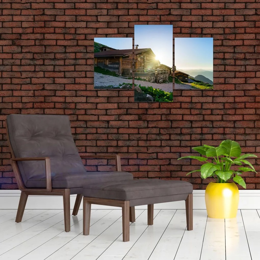 Tablou - Dimineața în Alpi Tirol (90x60 cm)