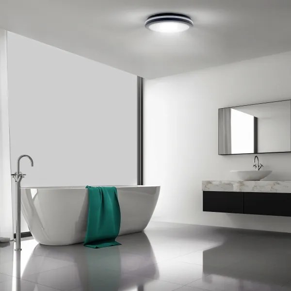 Plafonieră LED dimabilă Solight WO821 LED/36W/40W/44W/230V 3000/4000/6500K IP65 negru