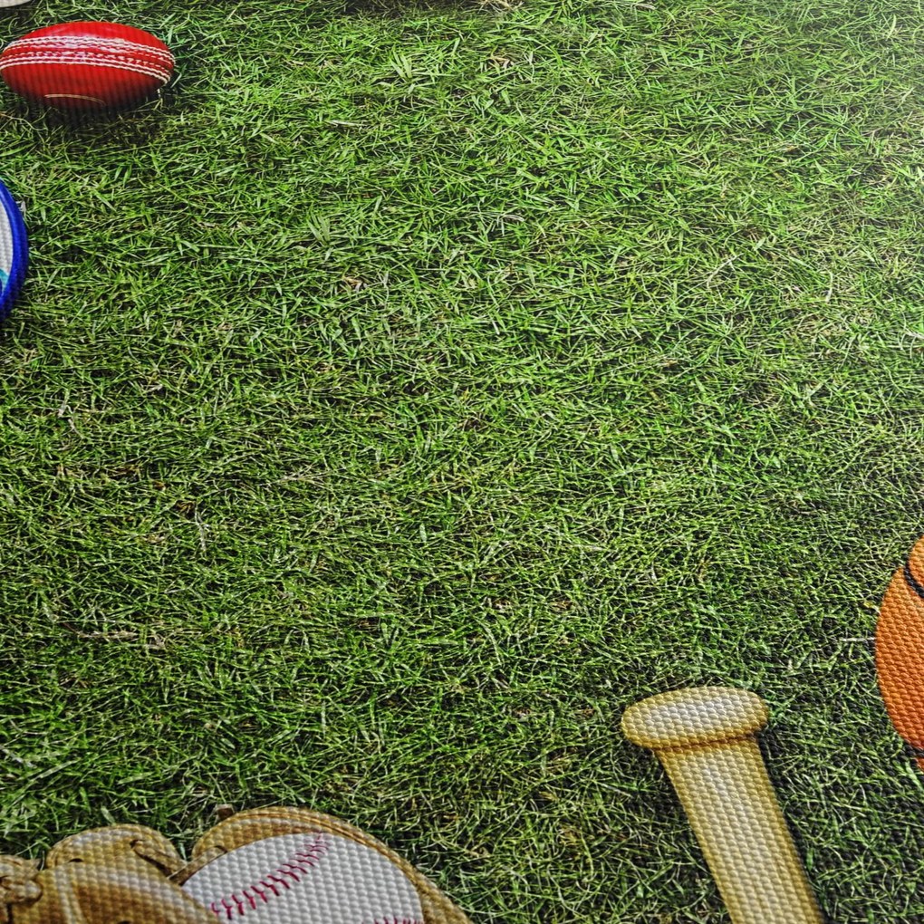 Tablou - Sport (cu ceas) (90x30 cm)