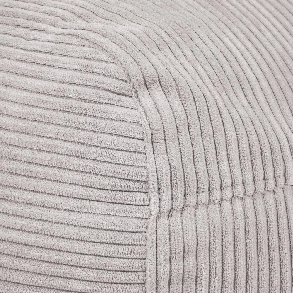 Fotoliu bean bag albastru cu tapițerie din catifea reiată Plus 100 Lounge – SLOWDOWN