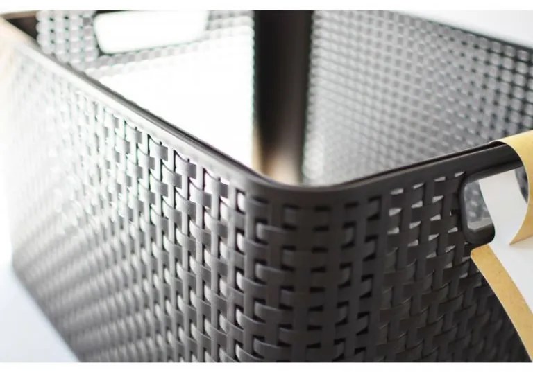 Cutie Depozitare plastic STYLE BOX - L- CURVER maro
