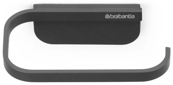 Suport hartie igienica Brabantia MindSet 1005665, Acoperit cu minerale, Elemente de fixare ascunse, Gri inchis