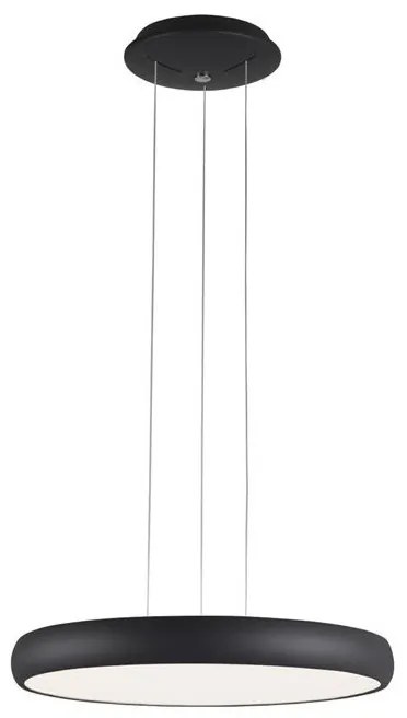 Lustra LED suspendata design modern Gap, negru