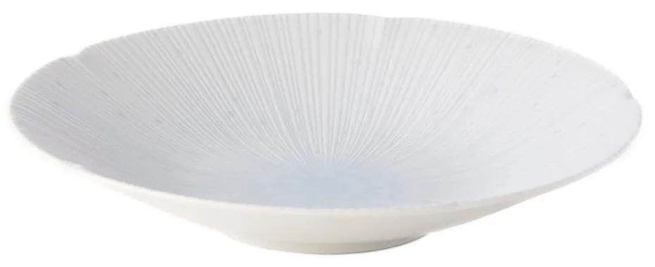 Farfurie pentru paste din ceramică albastru deschis ø 24,5 cm ICE WHITE - MIJ