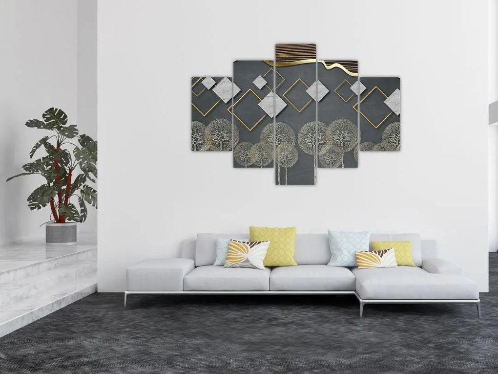 Tablou cu abstracție (150x105 cm)