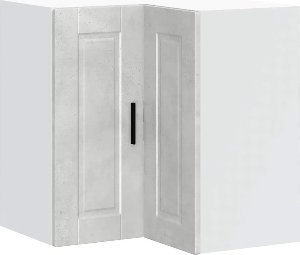 vidaXL Dulap de colț de bucătărie „Porto” Lemn prelucrat gri beton