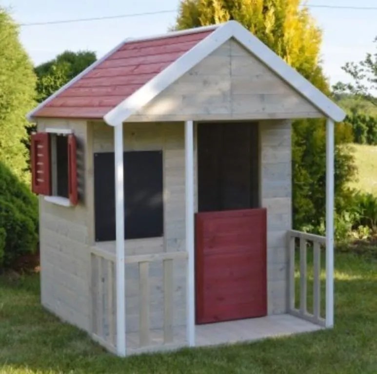 Casă din lemn pentru copii, Verandă