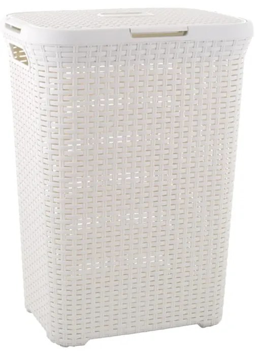 Coș de rufe Curver Hamper, 60 l, crem