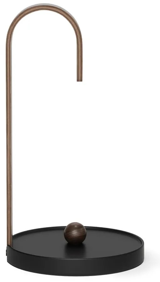 Suport vertical pentru prosoape de bucătărie din hârtie negru din lemn ø 17 cm Bellwood – Umbra