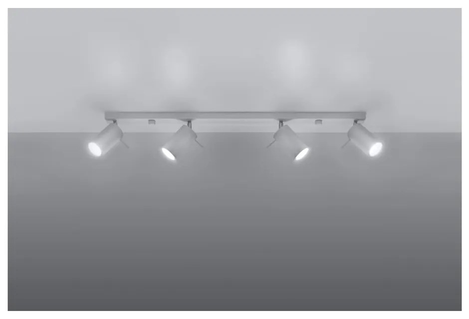 Lustră Sollux Etna 4L, alb