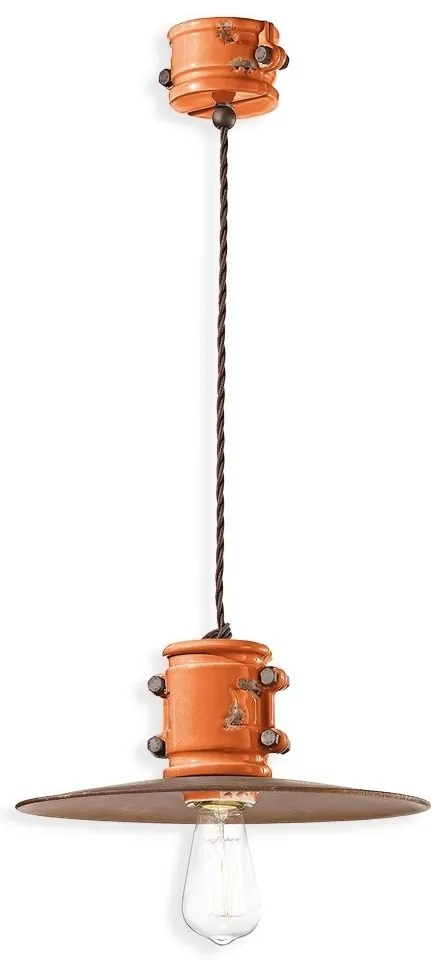 Pendul design retro realizat manual din ceramica URBAN