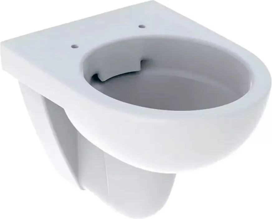 Vas WC suspendat Geberit Selnova Compact rimless alb proiectie mica