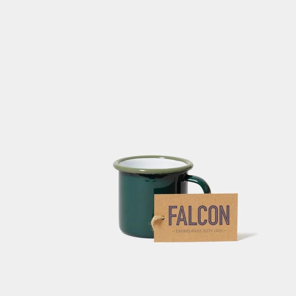 Ceașcă smălțuită pentru espresso Falcon Enamelware, 160 ml, verde închis