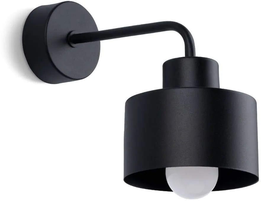 Sollux Lighting Savara plafonier 1x60 W negru SL.1129