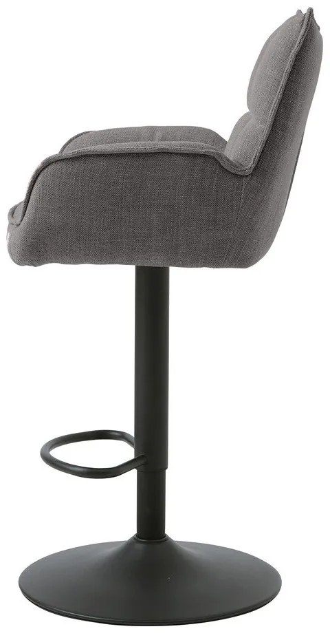 Scaune de bar gri cu înălțime ajustabilă 2 buc. Marilla – Unique Furniture