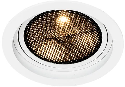 Spotlight modern îngropat alb reglabil - Coop 111 Honey