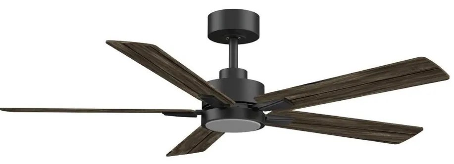 Ventilator LED dimabil de tavan Aigostar LED/20W/230V 2700-6500K 132 cm maro + telecomandă