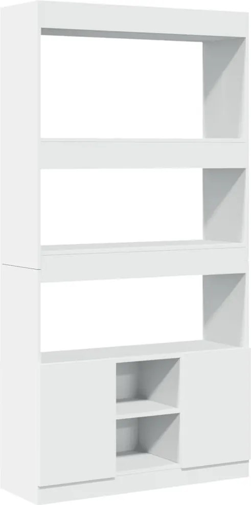 vidaXL Dulap înalt, alb, 92x33x180 cm, lemn prelucrat