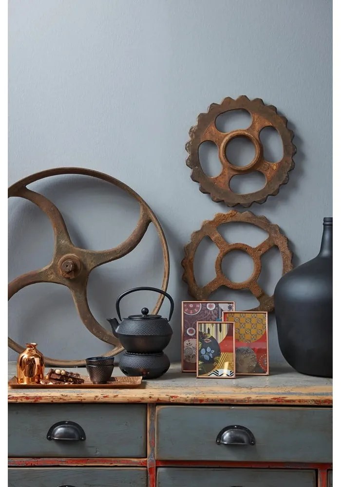 Set 2 căni din fontă Bredemeijer Jang, ⌀ 7,8 cm, negru