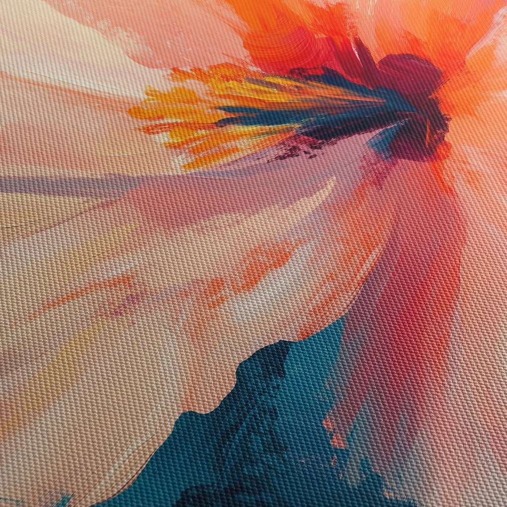 Tablou - Floare pictată (70x50 cm)