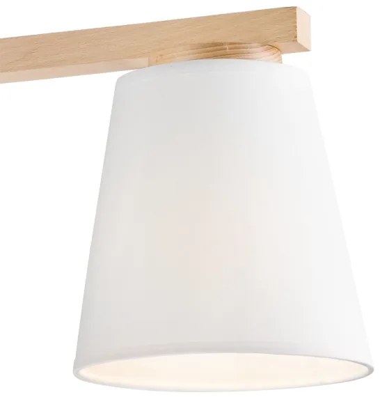 Lustr ELLIE 3xE27/60W/230V alb, montaj plafon