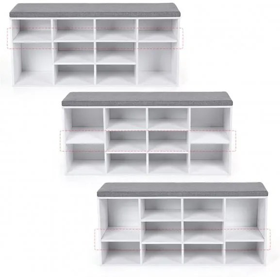 Pantofar White, 104 x 30 x 48 cm