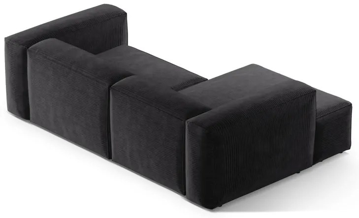 Coltar 2 locuri Bergamo velur reiat L244 cm