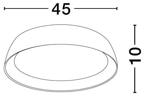 Plafoniera LED design modern SIGI D-45cm