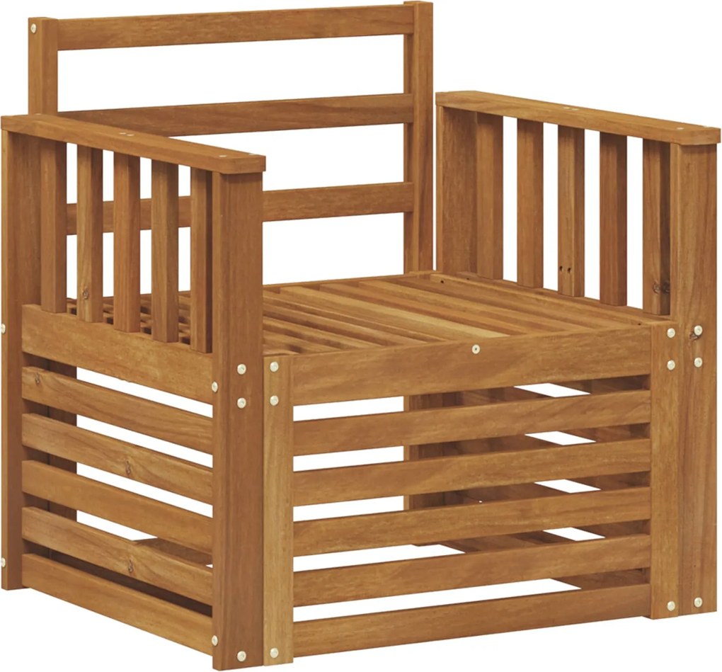 vidaXL Set de canapele de exterior natural 71 x 63 x 73 cm