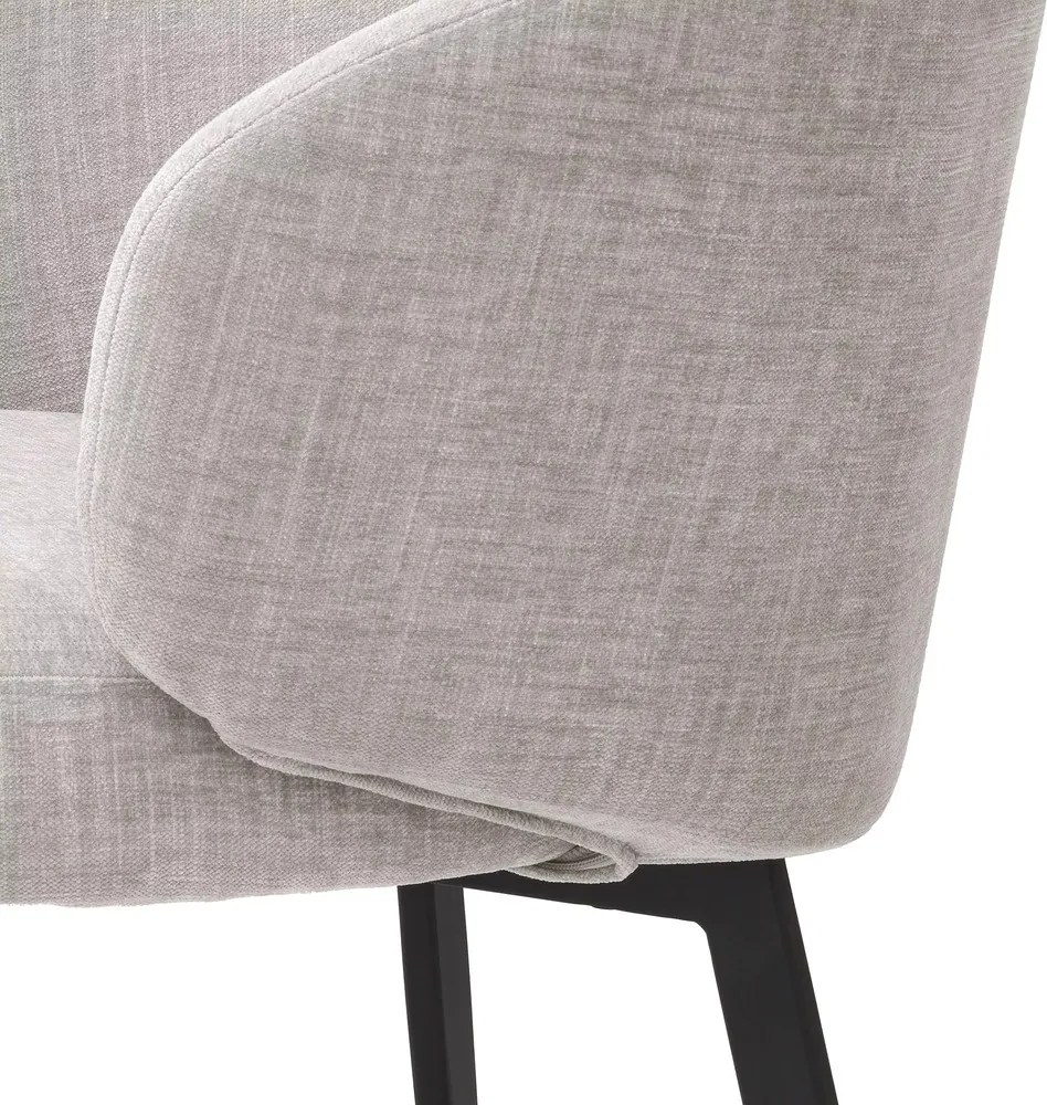 Set de 2 scaune cu brate design LUX Lloyd, sisley gri 115993 HZ