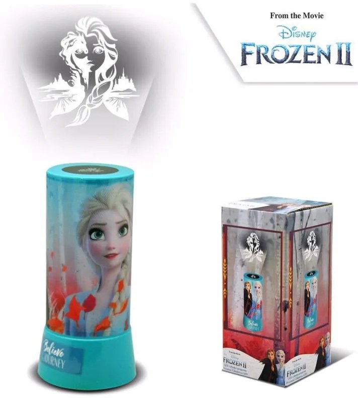 Disney Regatul de gheață Proiector 2 în 1, lampă, lumină de noapte