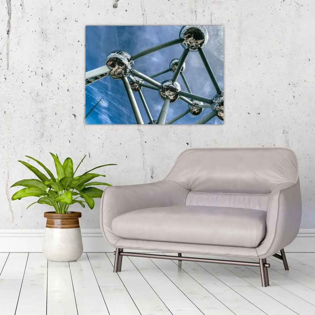 Tablou- atomium la Bruxelles (70x50 cm)