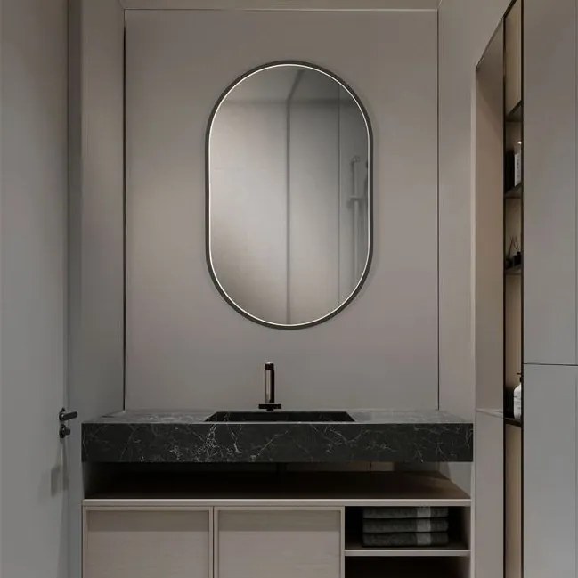 Oglinda cu iluminat LED pentru baie IP44 ZELVA 50x80cm