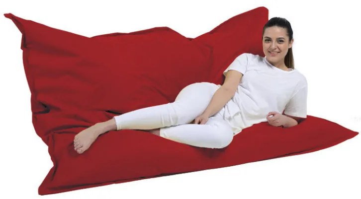 Fotoliu Puf Bean Bag Giant Cushion, 140x180 cm, Rosu