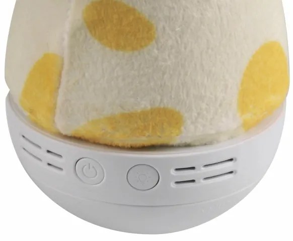 Lampă de noapte LED RGB pentru copii, cu melodie, 3xAAA/5V, model girafă