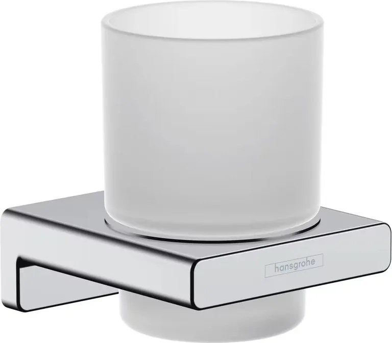 Suport periute de dinti Hansgrohe AddStoris crom lucios