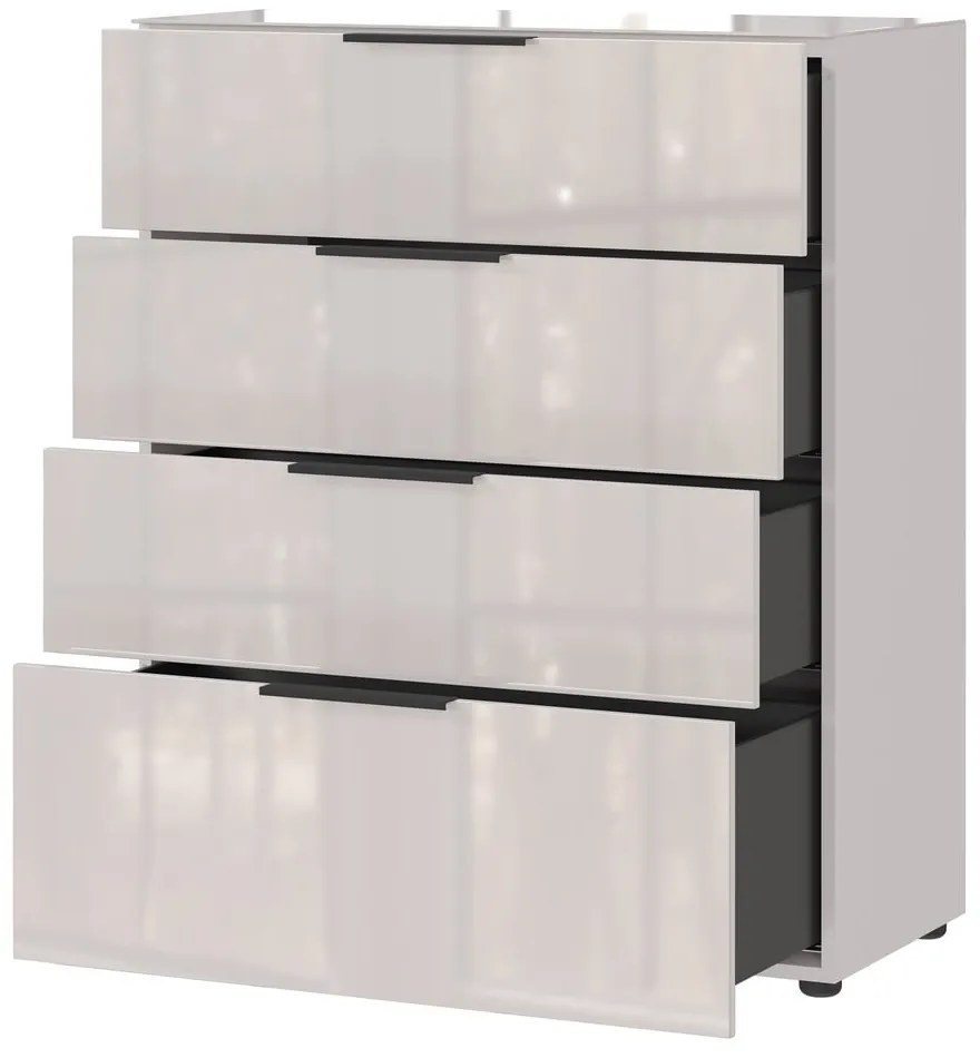 Comodă crem înaltă 83x102 cm Oakland – Germania