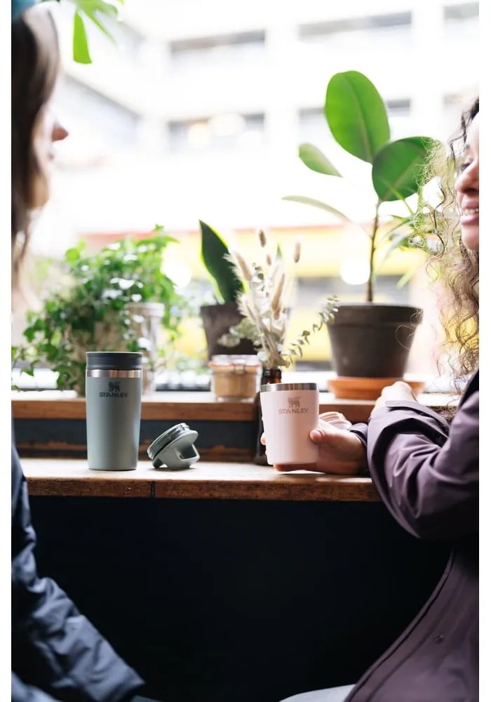 Cană termos roz-deschis din oțel inoxidabil 230 ml Café-To-Go Travel Mug Rose Quartz – Stanley