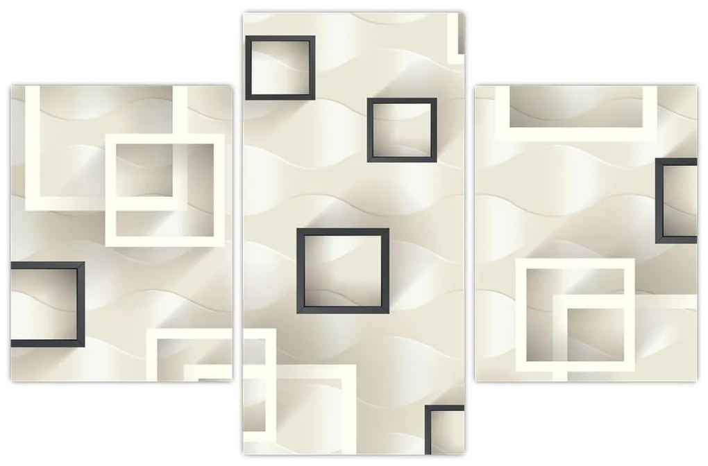 Tablou geometric abstract (90x60 cm)